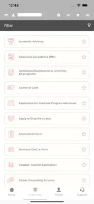 Zayed University android App screenshot 9